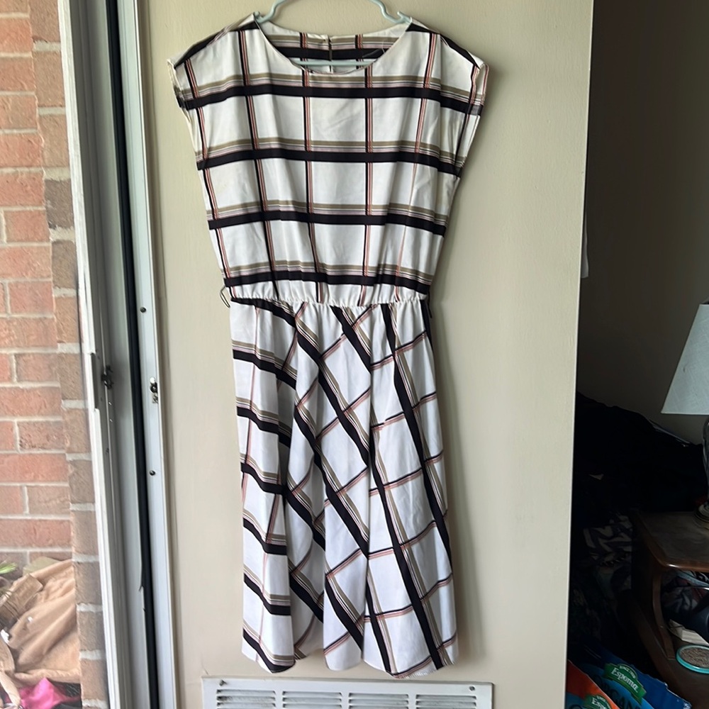 Vintage Plaid J.M. II New York dress HOLIDAY Christmas